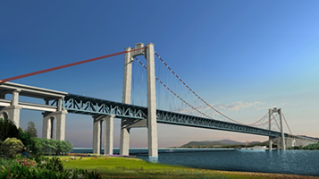 連鎮鐵路五峰山長江大橋主纜索股制作